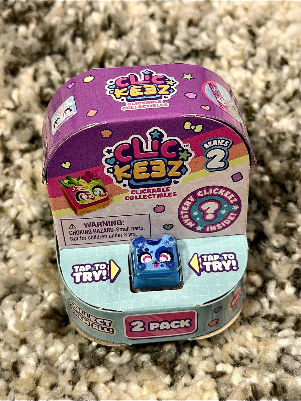 Clickeez Series 2 Pack Collectible Toy 2 Pack NWT